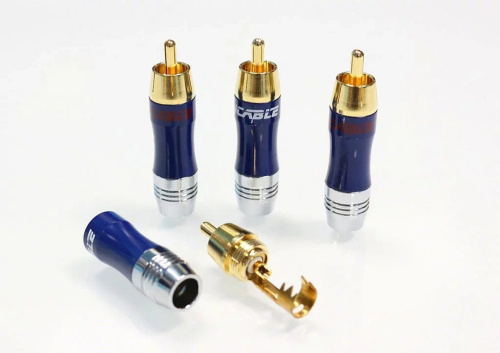 Комплект разъемов Ricable Custom RCA Hi-Fi (4 шт.) купить фото 2