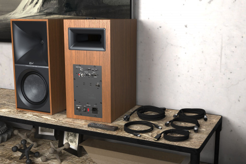 Активная полочная акустика Klipsch The Nines walnut купить фото 7