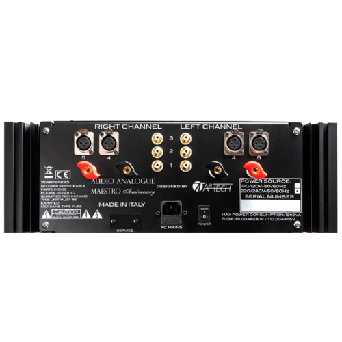 Интегральный усилитель Audio Analogue Maestro Anniversary RR Silver купить фото 4