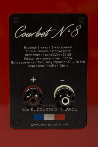 Напольная акустика Davis Acoustics Courbet 8 Red Gloss купить фото 11